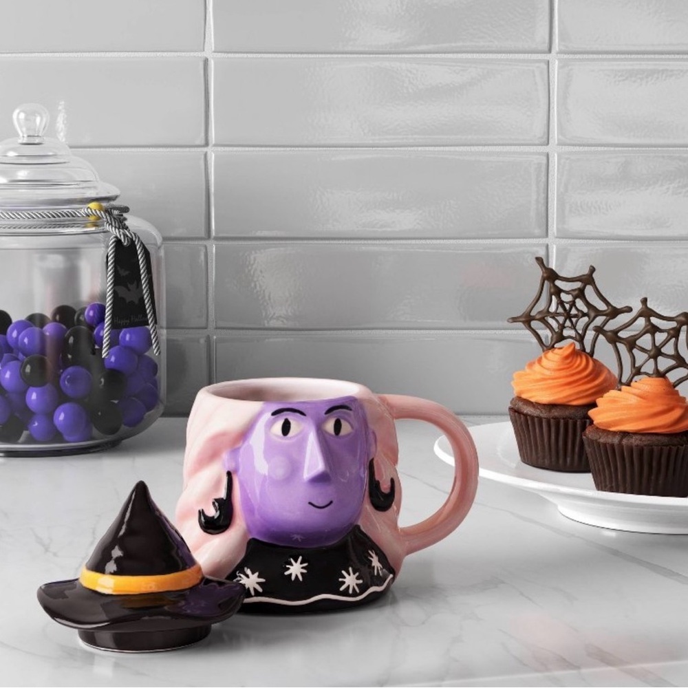 Purple Witch Mug with Lid - Picture 2 of 2